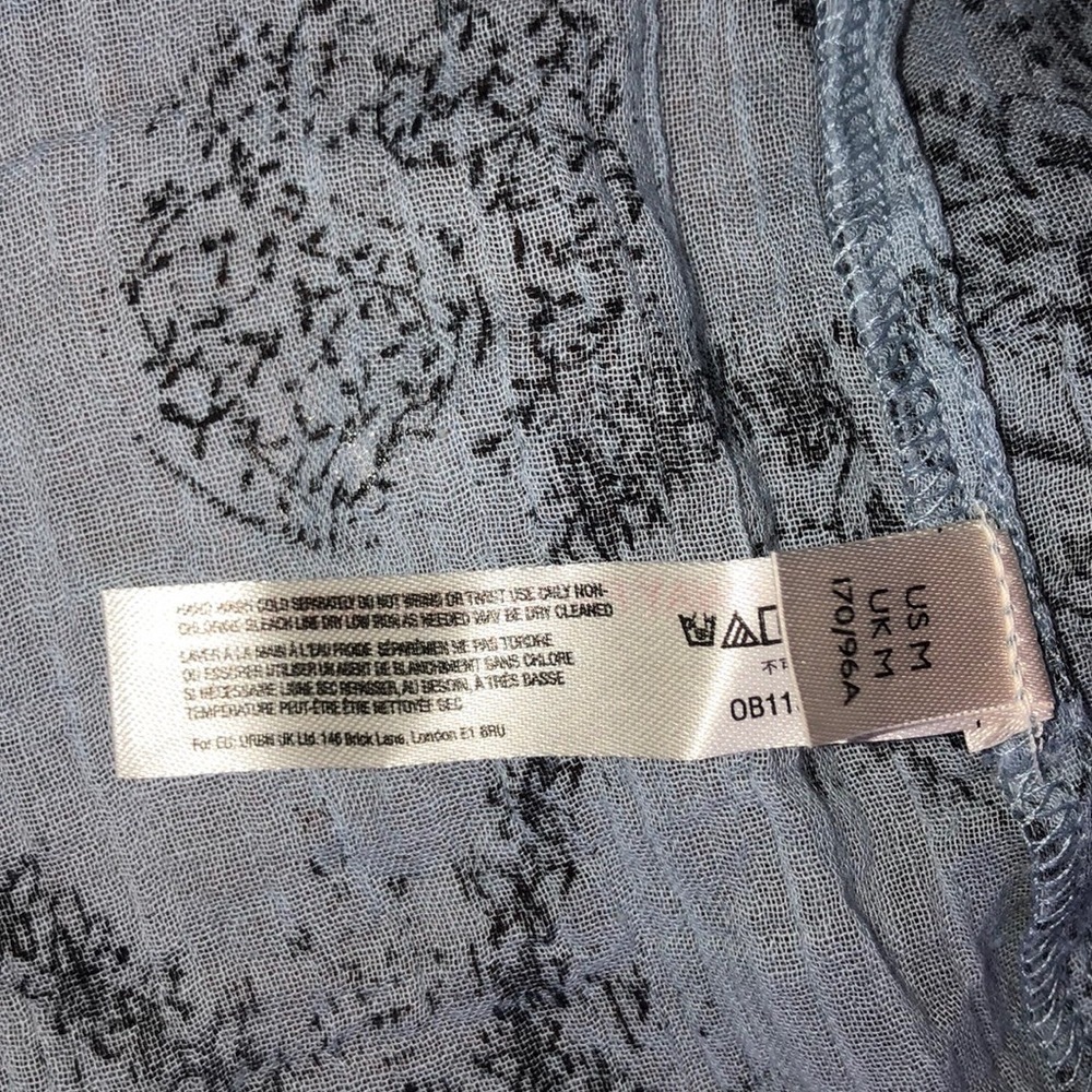 Free People Sundown Nightie Mini Dress Blue - Picture 14 of 16